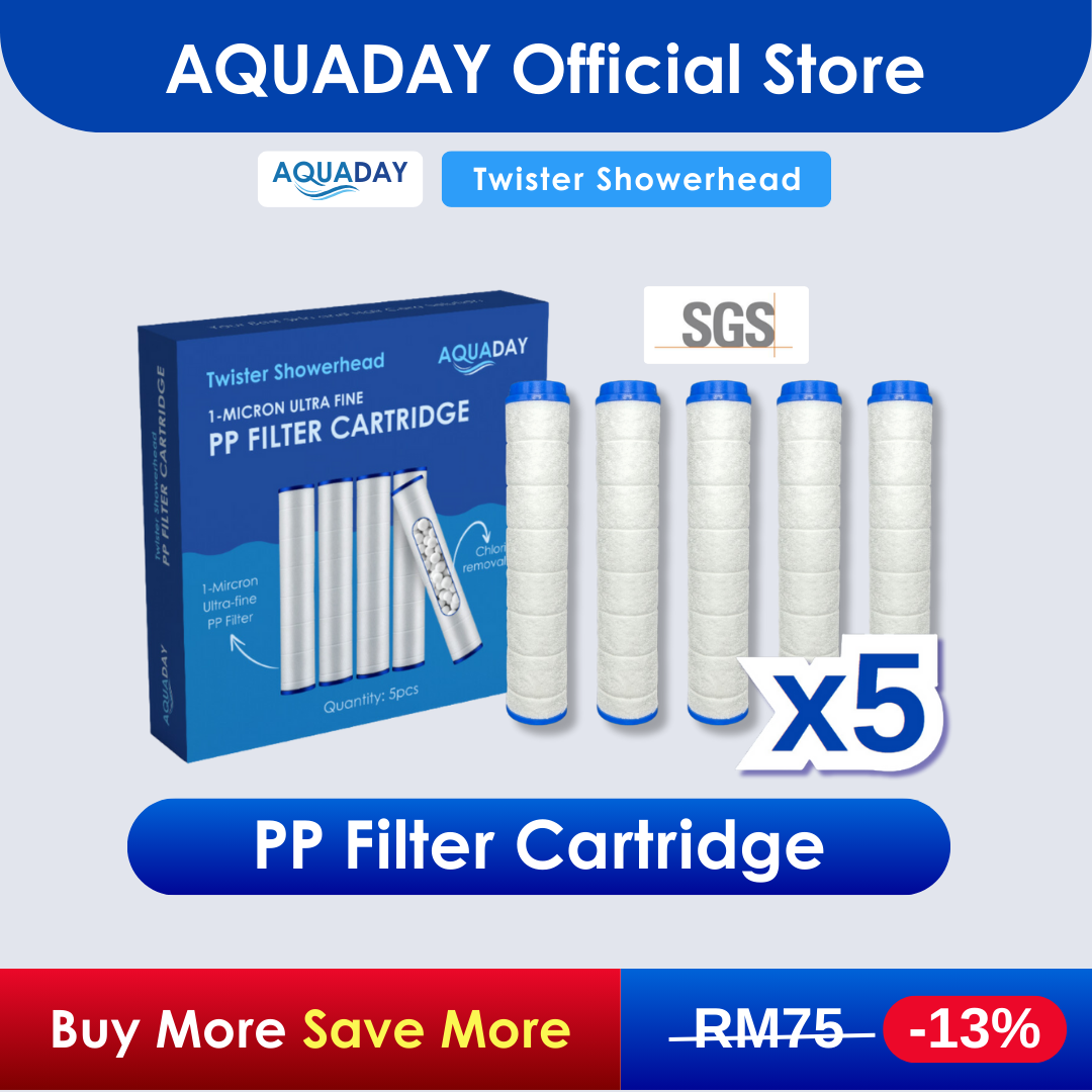 Refill Pack — PP Filter & Aroma Capsule (AquaDay Twister Showerhead)