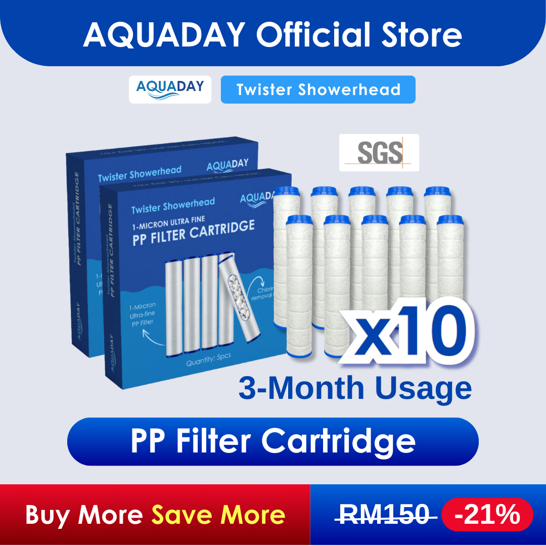 Refill Pack — PP Filter & Aroma Capsule (AquaDay Twister Showerhead)