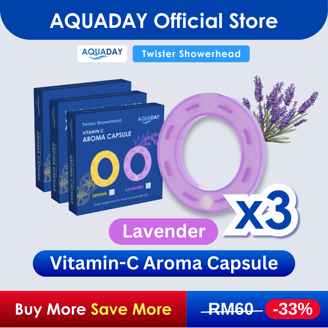 Refill Pack — PP Filter & Aroma Capsule (AquaDay Twister Showerhead)