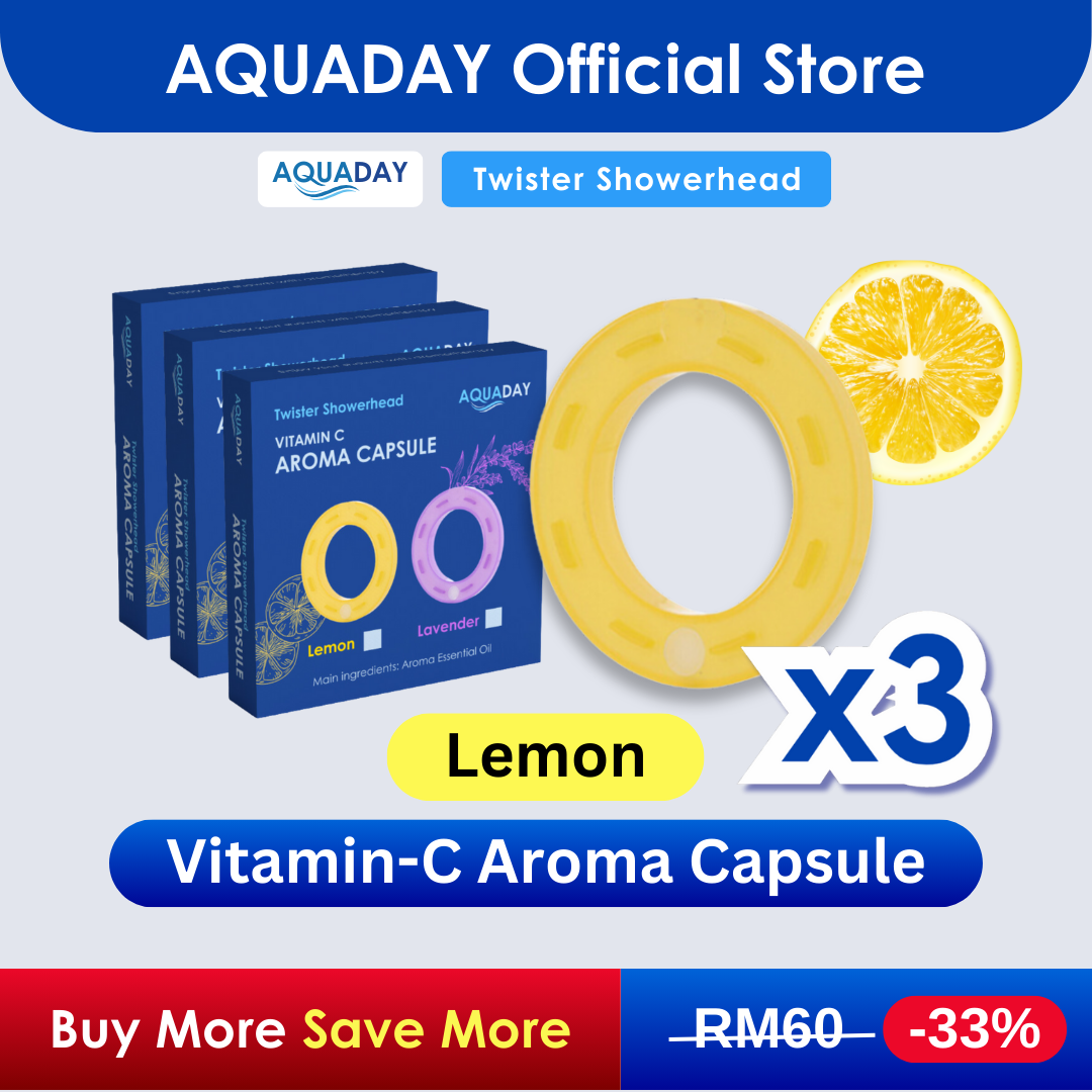 Refill Pack — PP Filter & Aroma Capsule (AquaDay Twister Showerhead)