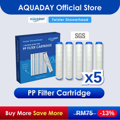 Refill Pack — PP Filter & Aroma Capsule (AquaDay Twister Showerhead)